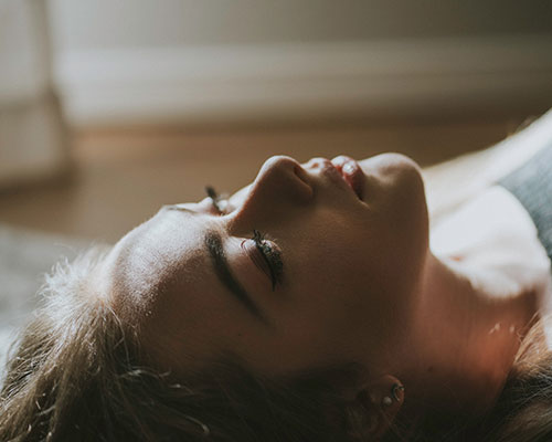 Woman in deep thought